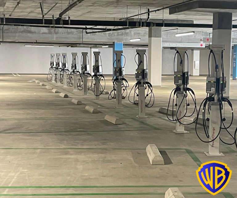 Warner Bros. Burbank workplace charging project